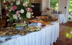 Wedding Buffet Table by Bradford Catered Events